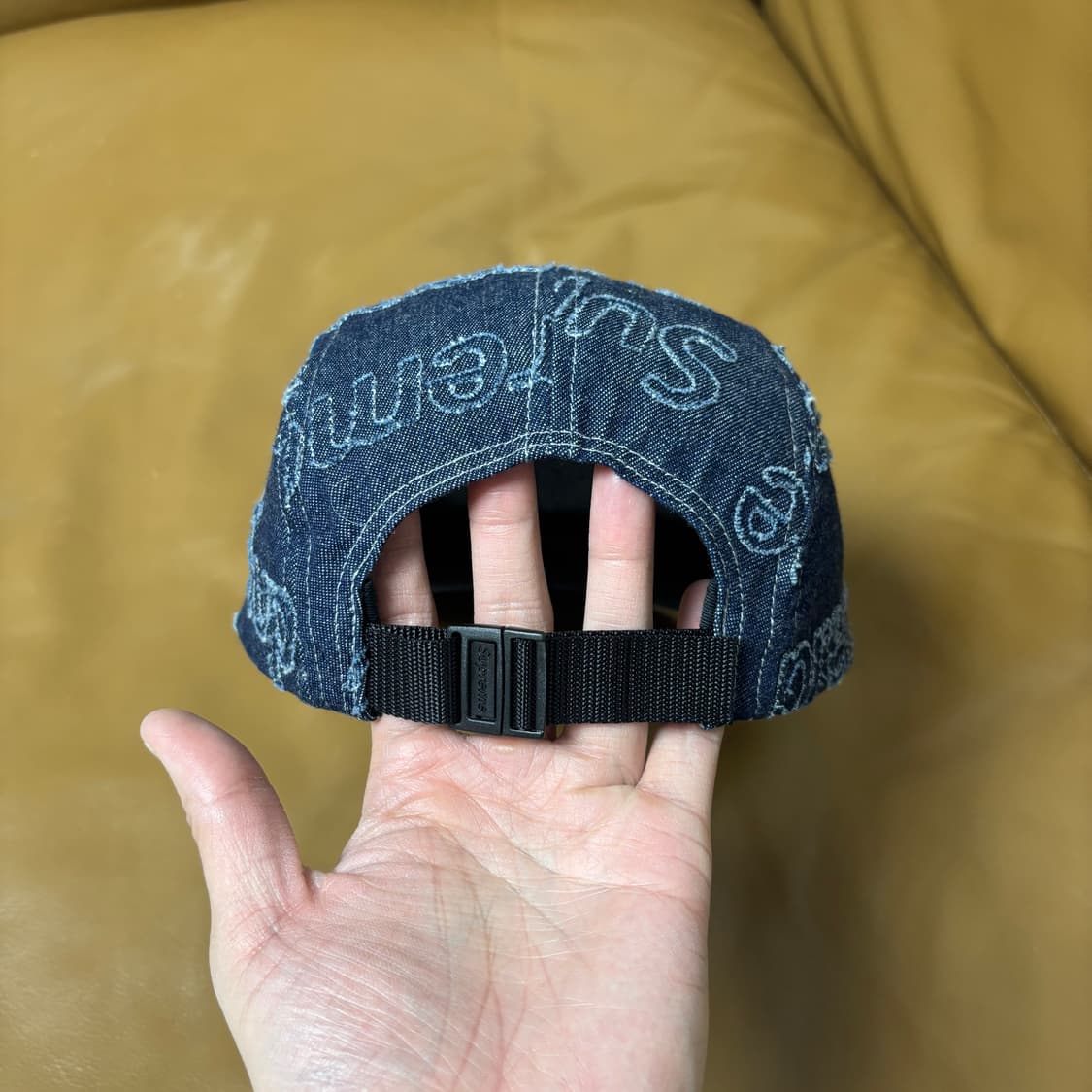 슈프림 캠프캡 모자 박스로고 데님 상품이미지7