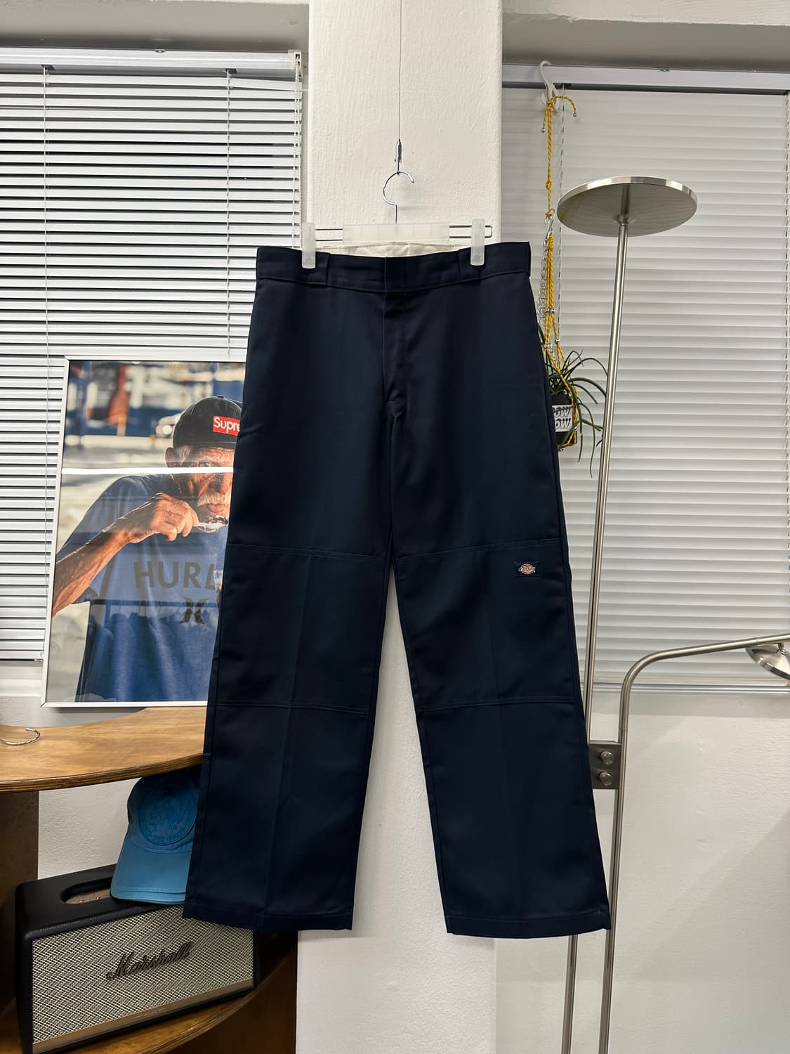 double knee pants 34x30 (navy) 상품이미지3