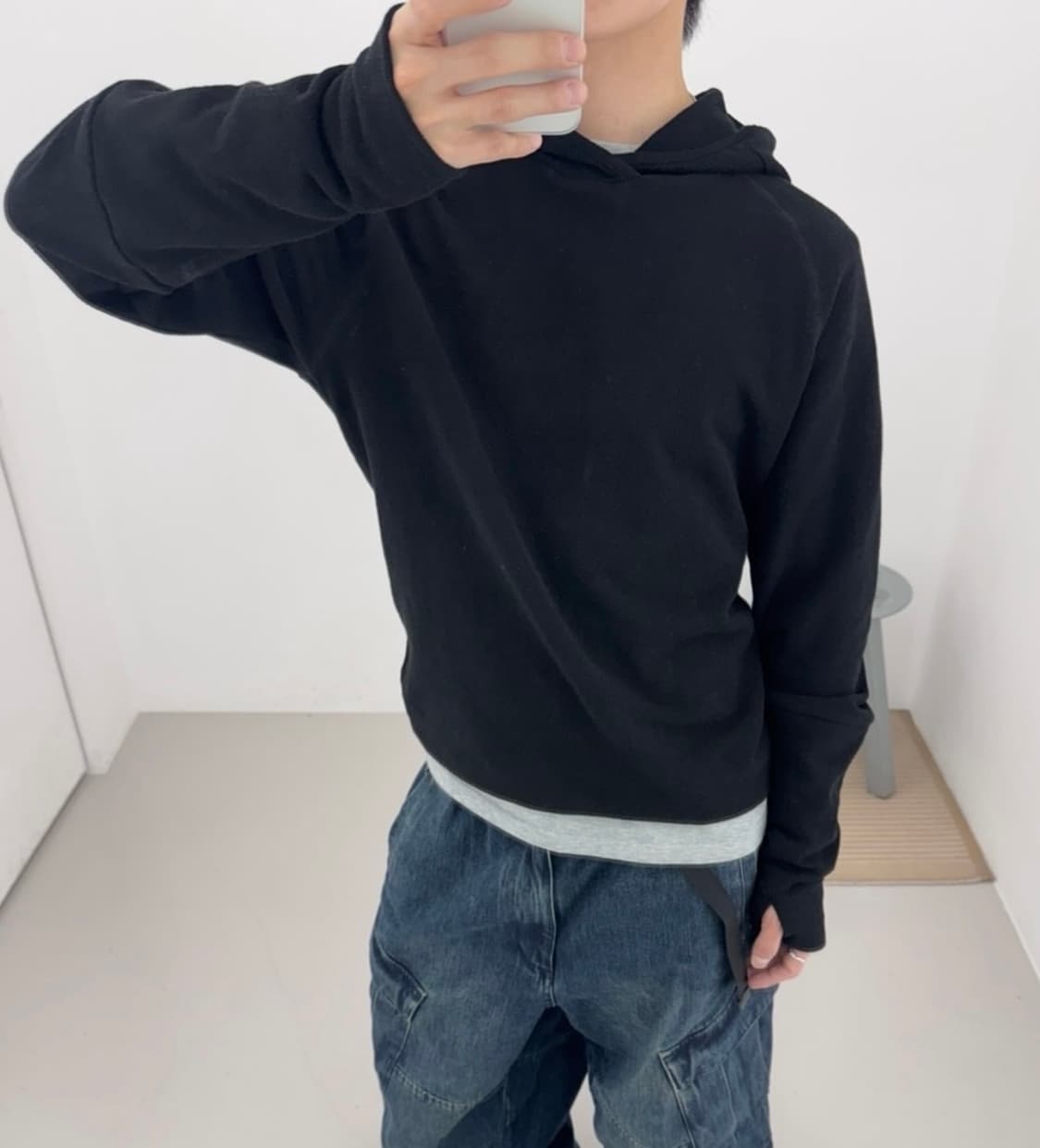 해칭룸 레이어베이스 후디 상품이미지1