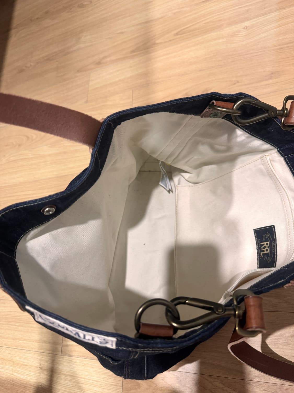 rrl 데님 토트백 상태좋음 45만원 상품이미지2