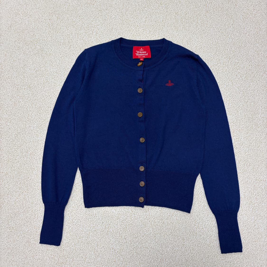 비비안웨스트우드 레드라벨 파인울 베이직 가디건 상품이미지2