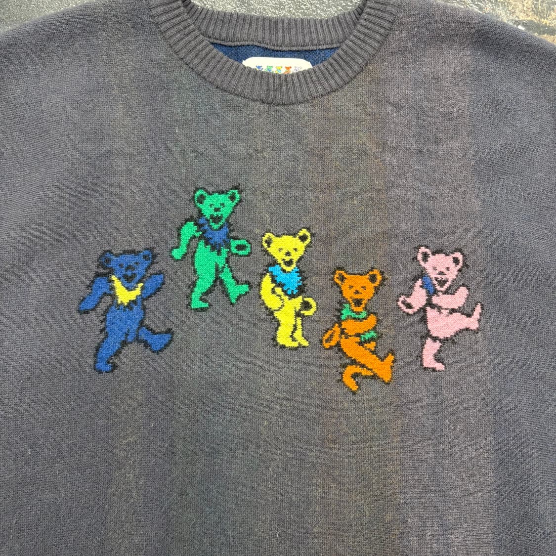 (100)디스이스네버댓x그레이트풀데드 댄싱베어니트 상품이미지3