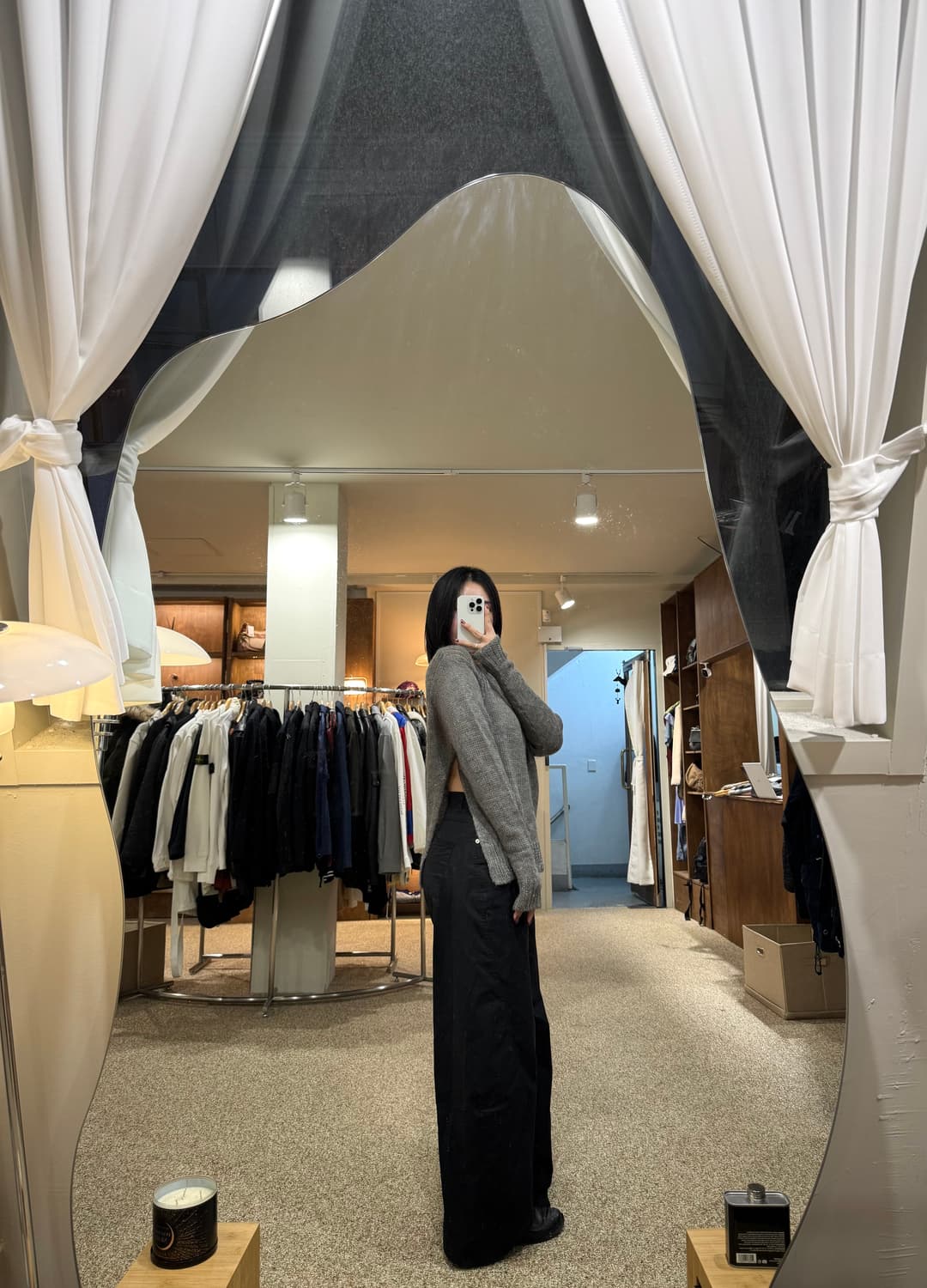 이자벨마랑 사이드 슬릿 니트 슬리브 상품이미지1