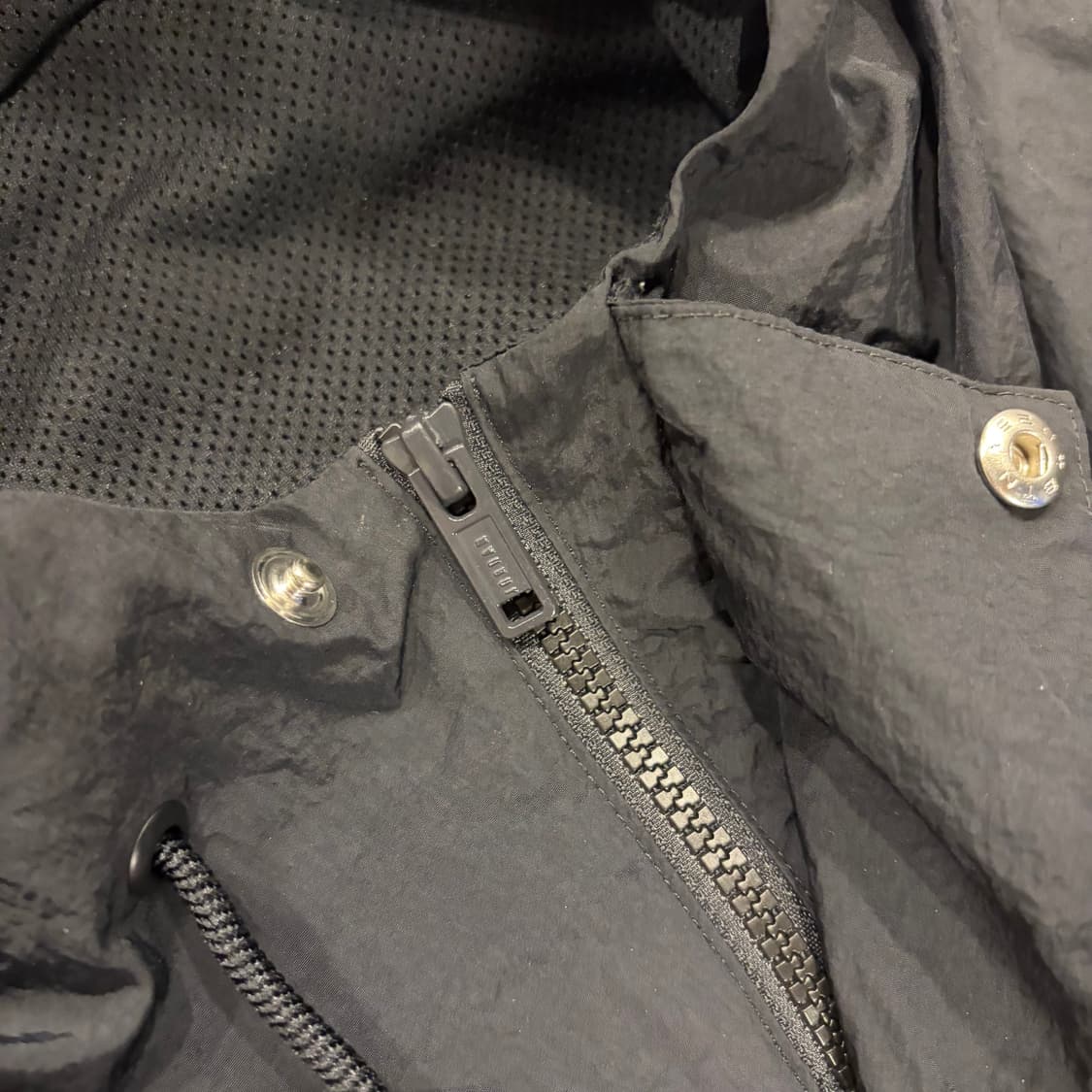 [XL] 조던 점프맨 풀오버 반집업 바람막이 블랙/레드 D719 상품이미지5