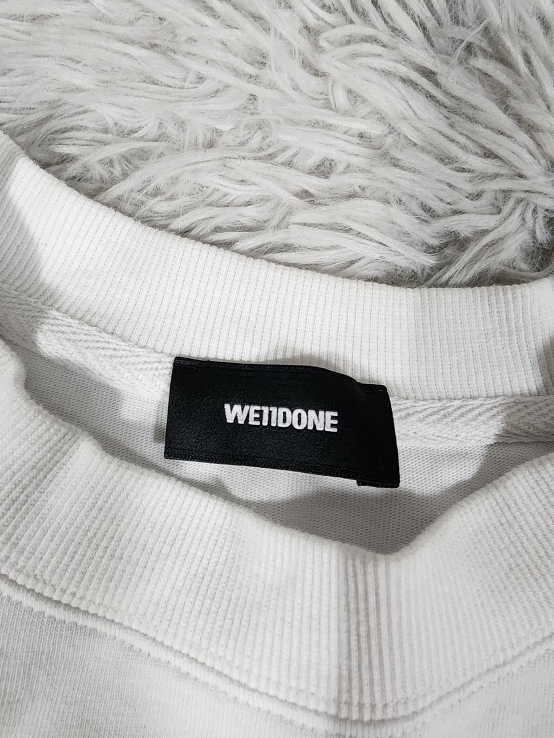 웰던We11done 미러 화이트 티셔츠 상품이미지2