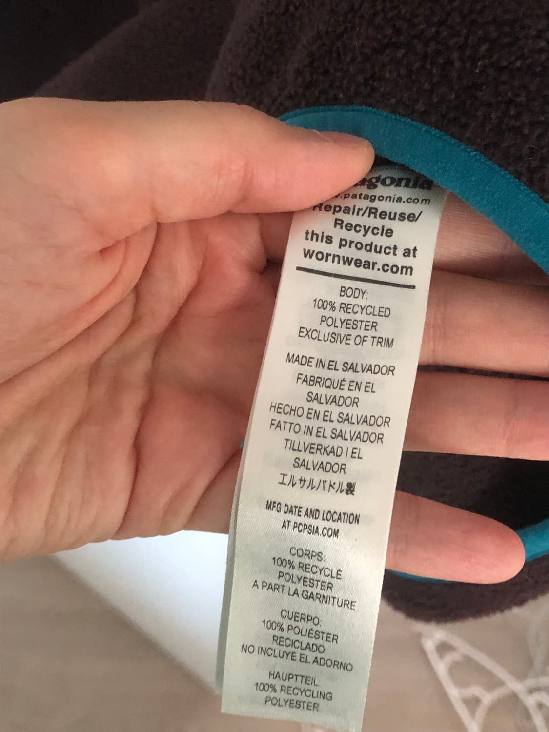 파타고니아 신칠라 옵시디언 플럼 (L) 상품이미지8