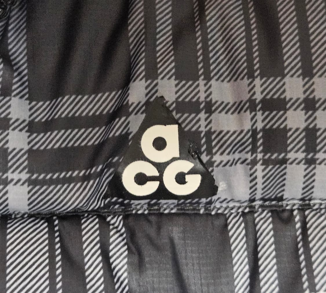 나이키 acg 타탄체크 패딩/경량패딩 /구스패딩 상품이미지5