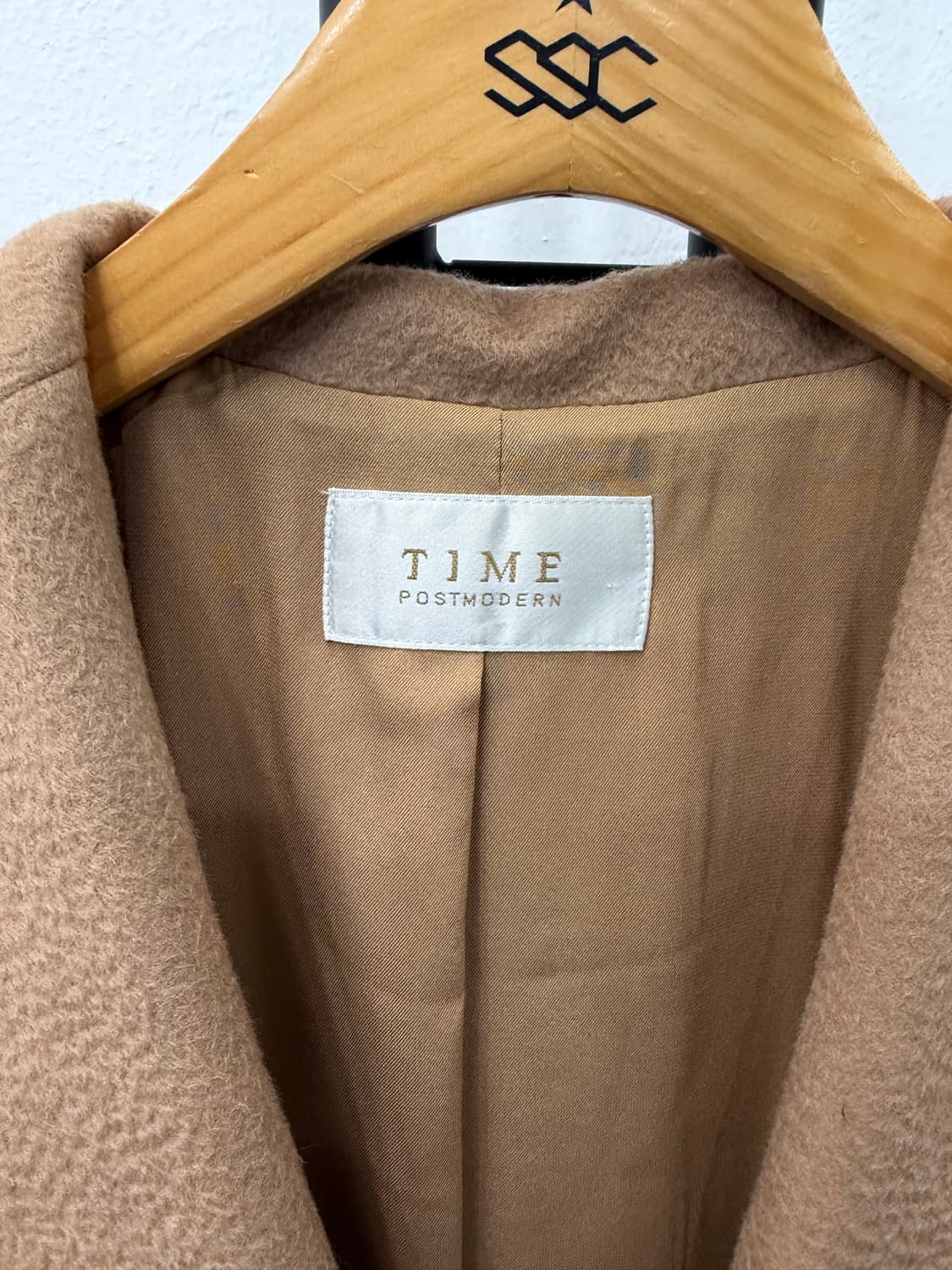 정품) TIME 타임 한섬 캐시미어100 블렌드 코트 82 상품이미지6