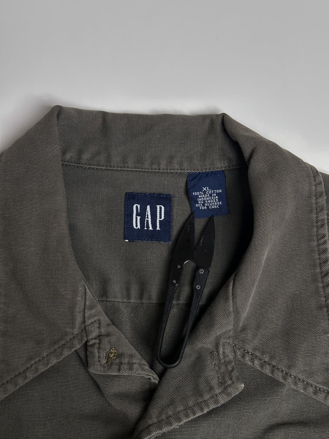 올드갭 해비코튼 오픈카라셔츠 상품이미지3