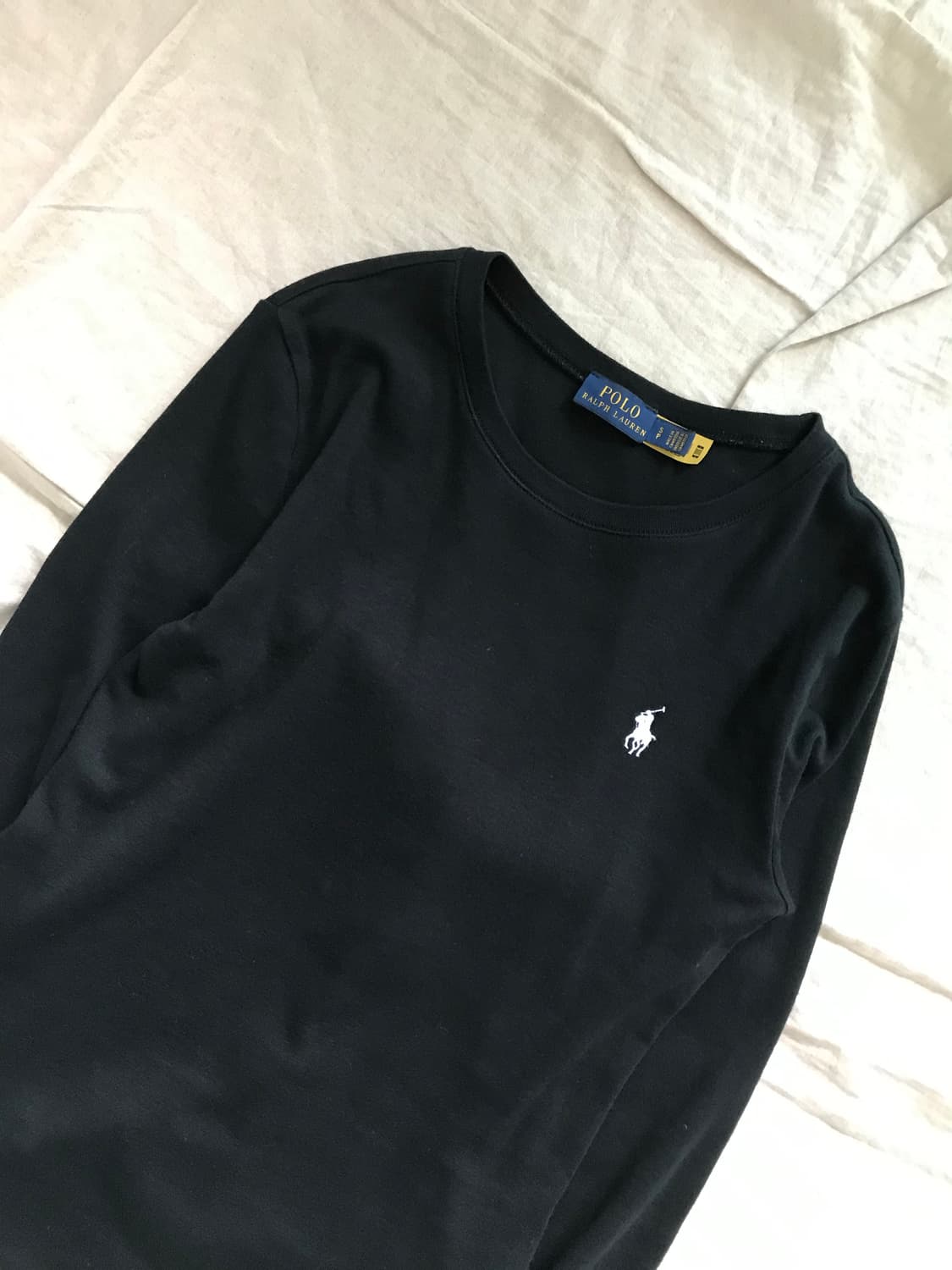 폴로 랄프로렌 QR코드택 포니로고 긴팔 롱슬리브티 상품이미지7
