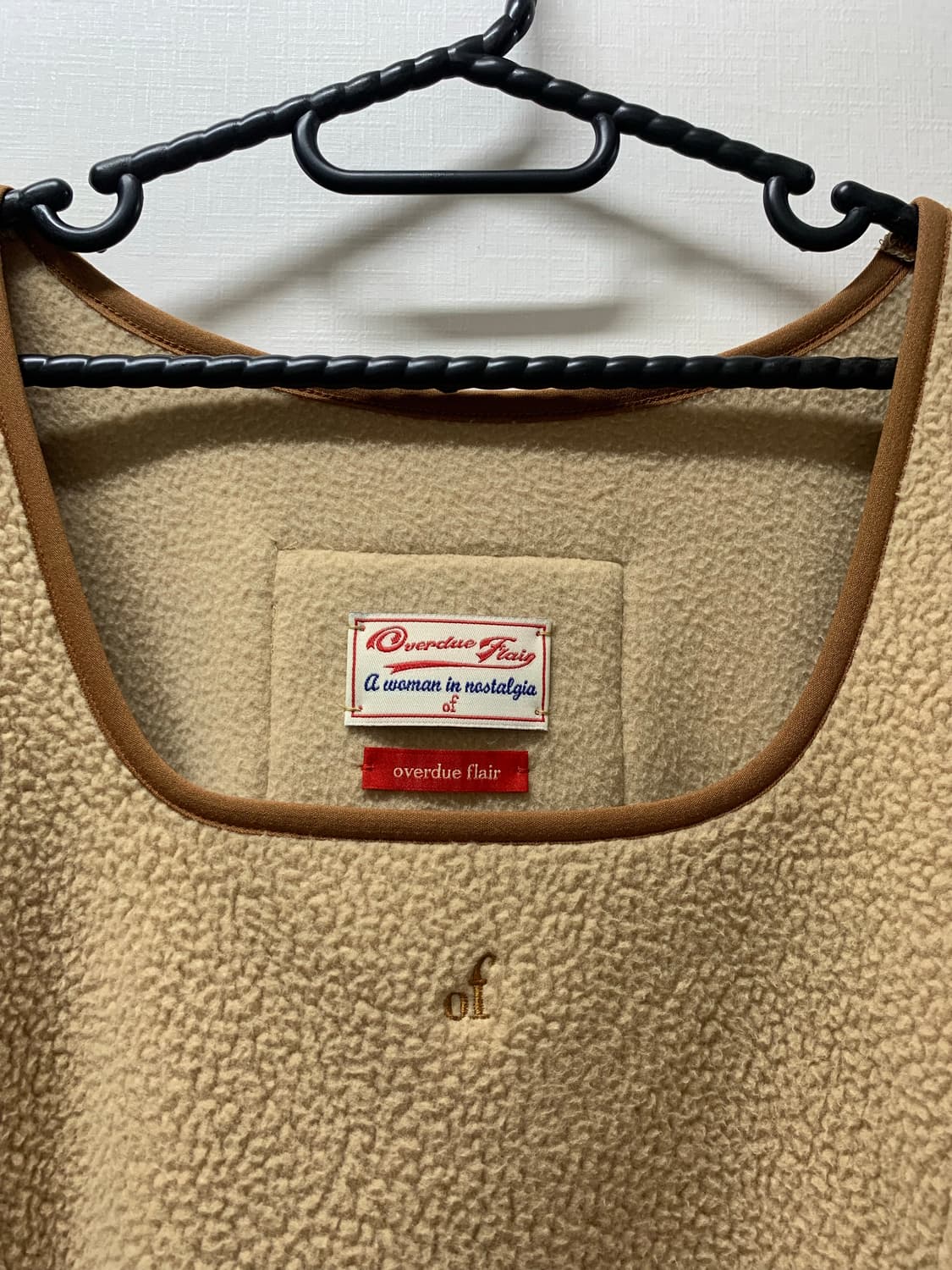 오버듀플레어 플리스 원피스  상품이미지3