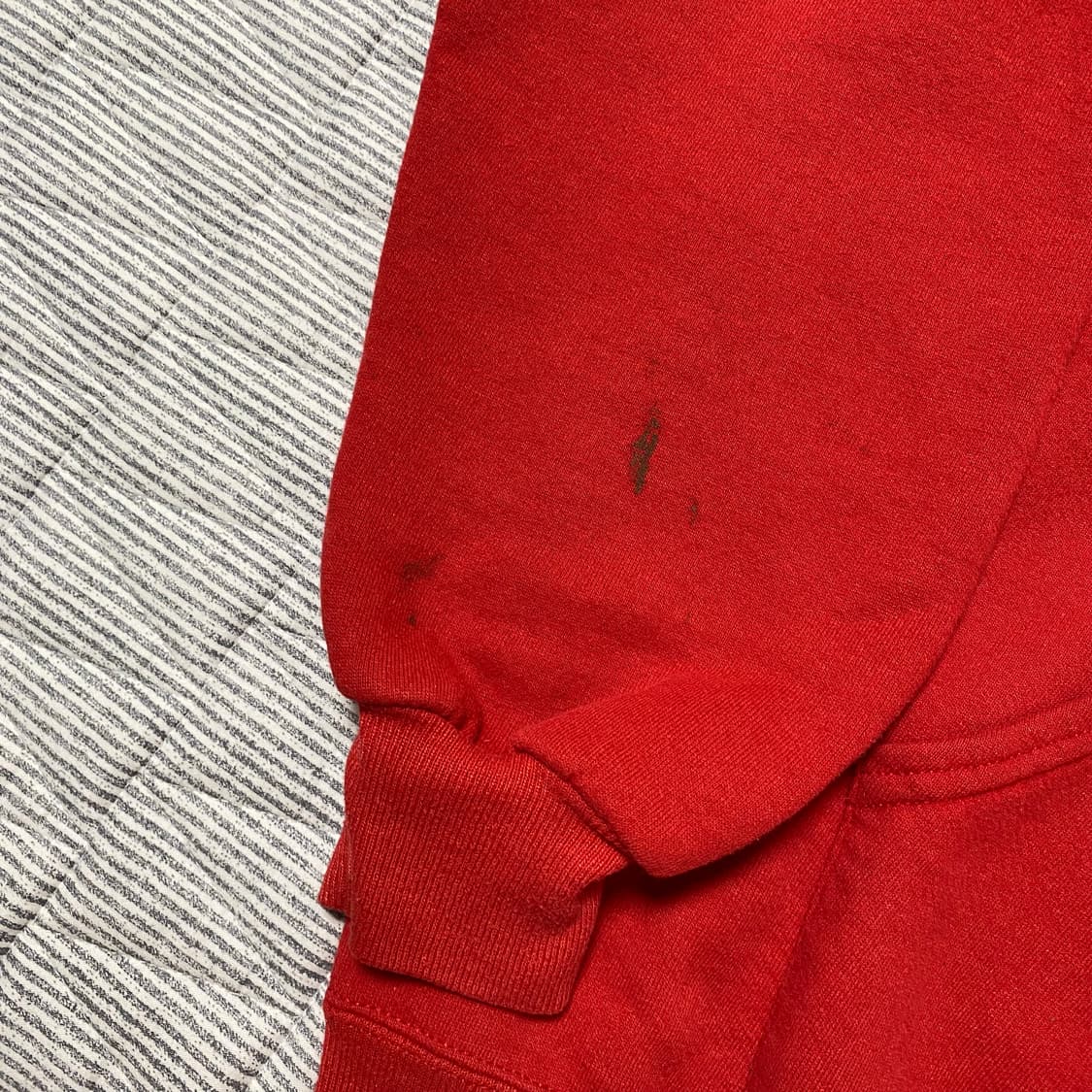 러셀 후드 후디 XL 빈티지 레드 90s USA Russell 상품이미지2