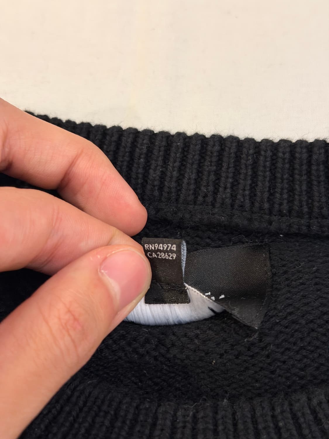 스투시 컬리 S 빅로고 울 니트 블랙 상품이미지4