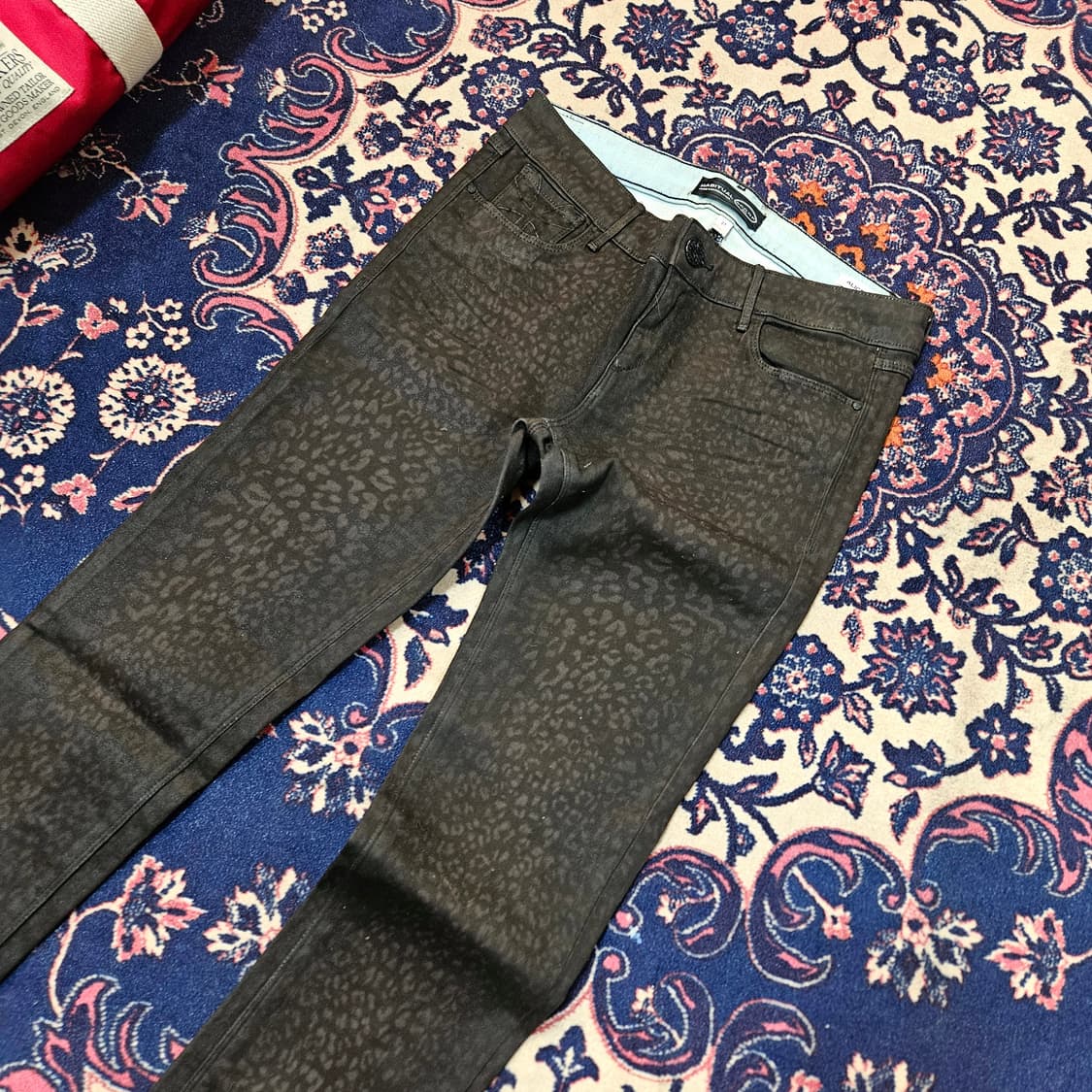 HABITUAL in USA 레오파드 데님 스키니 팬츠 27size 상품이미지2