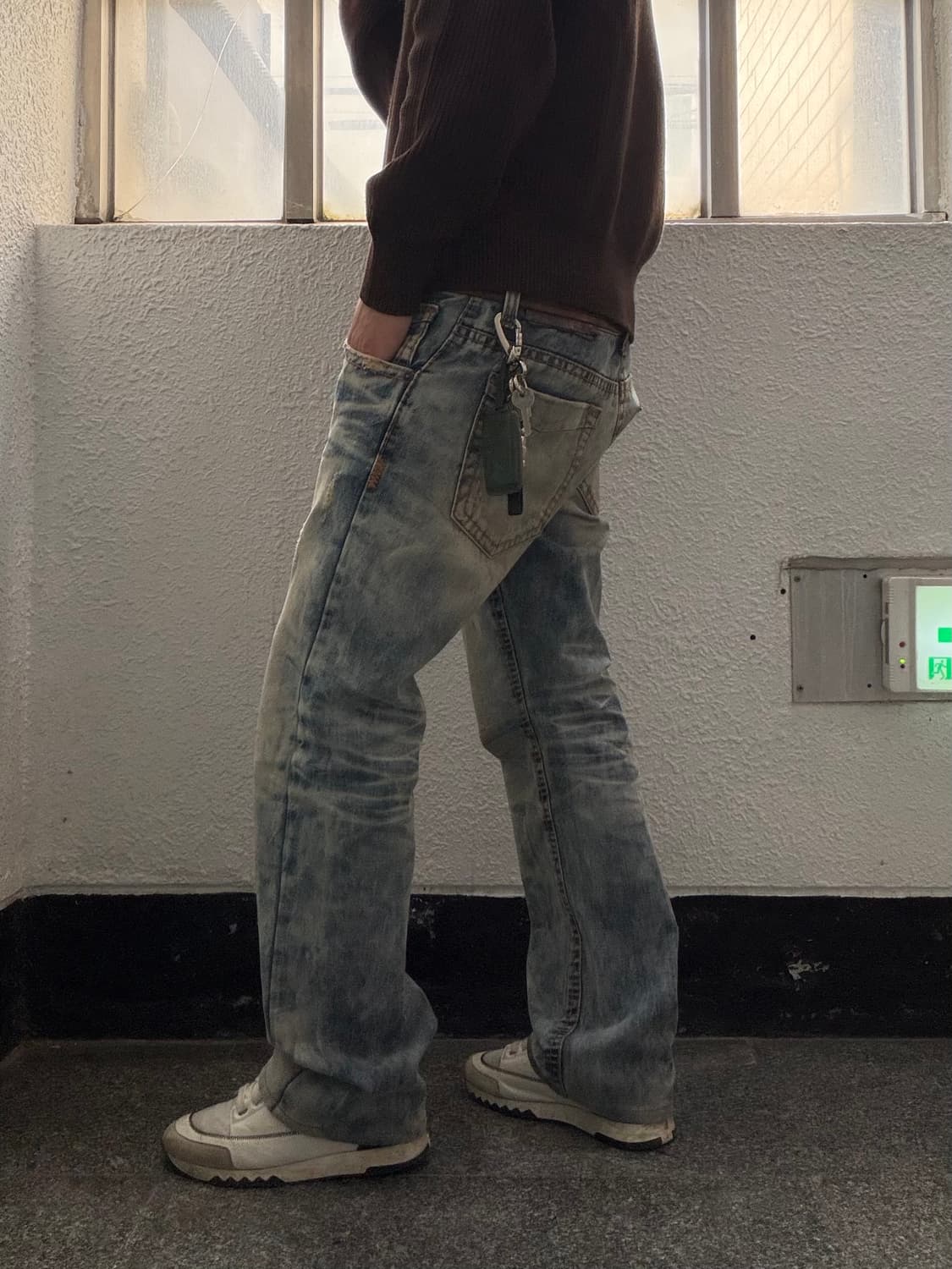 a233) 33 DPSR 빈티지 워싱 데님팬츠 상품이미지3