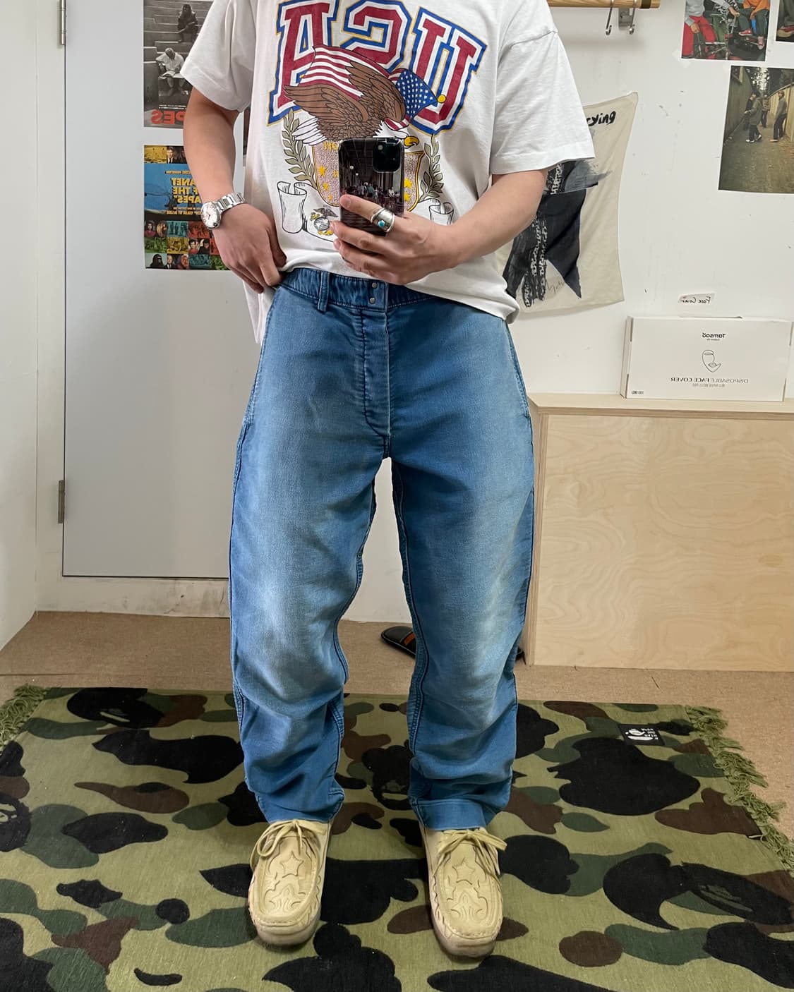 비즈빔 14ss 몰스킨 패스토랄 팬츠 (1size) 상품이미지6