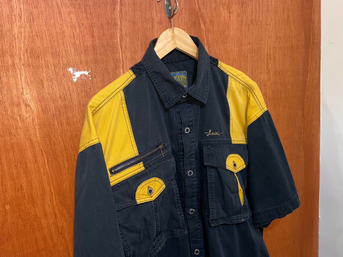 (L) 아메리칸 빈티지 반팔 워크 셔츠 상품이미지2