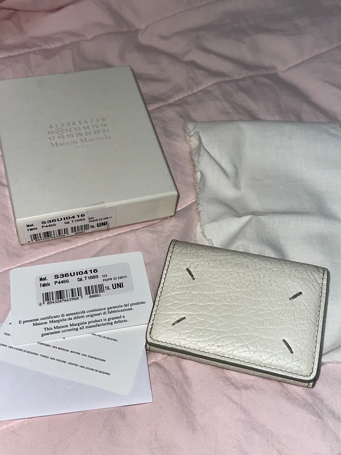 메종 마르지엘라 포 스티치 포켓 지갑 상품이미지1