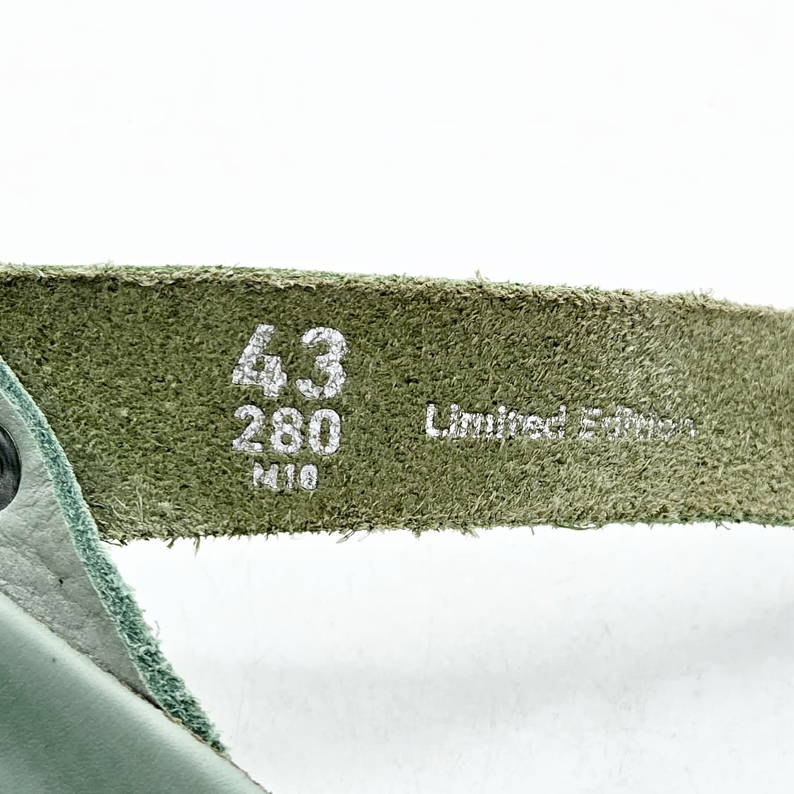  디올 x 버켄스탁 토키오 뮬 파스텔 그린 누벅 카프스킨 (43)  상품이미지6