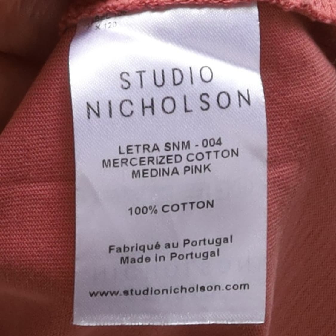 스튜디오 니콜슨 Studio Nicholson Cotton T-shirt 상품이미지8