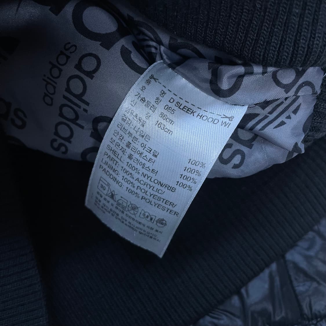 아디다스 오리지널 퀄팅 크롭 경량 패딩 상품이미지6