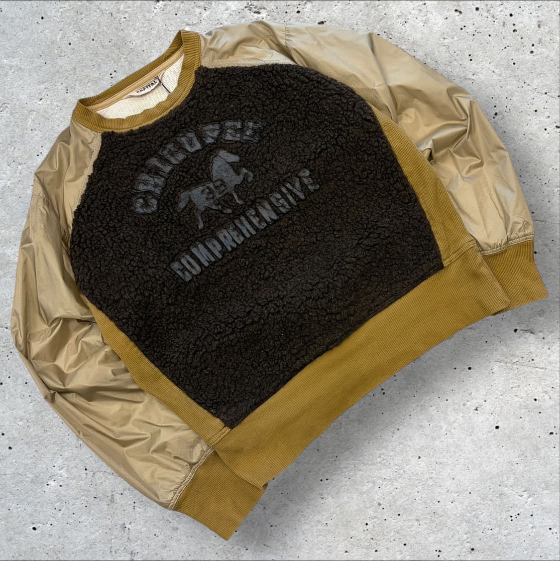 [3] KAPITAL 캐피탈 퍼 그리즐리 빈티지 맨투맨 티셔츠 B608 상품이미지1