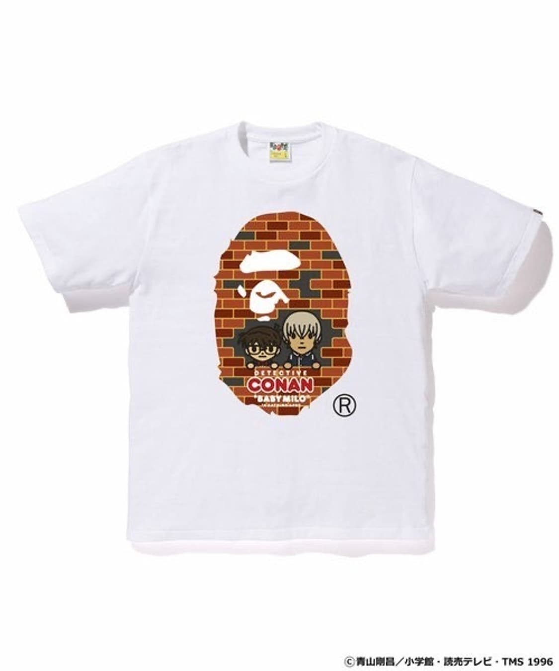 베이프X명탐정코난 콜라보 반팔티 상품이미지1