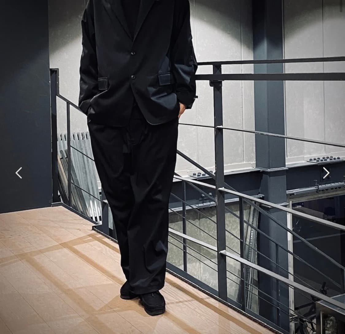 디이와피어39 테크 트윌 이지 트라우저 블랙 상품이미지1