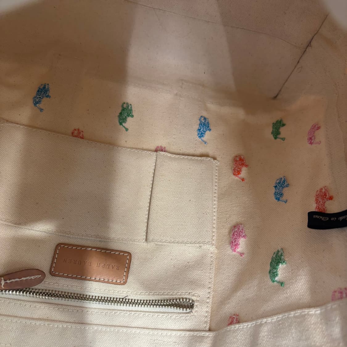 정품 폴로 랄프로렌 캔버스 토트백     상품이미지9