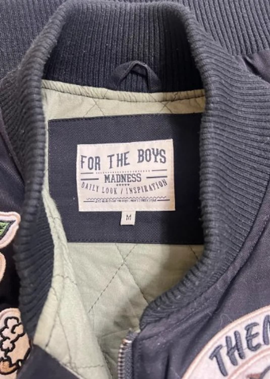 더매드니스 남성 항공패딩누빔점퍼 M 상품이미지5