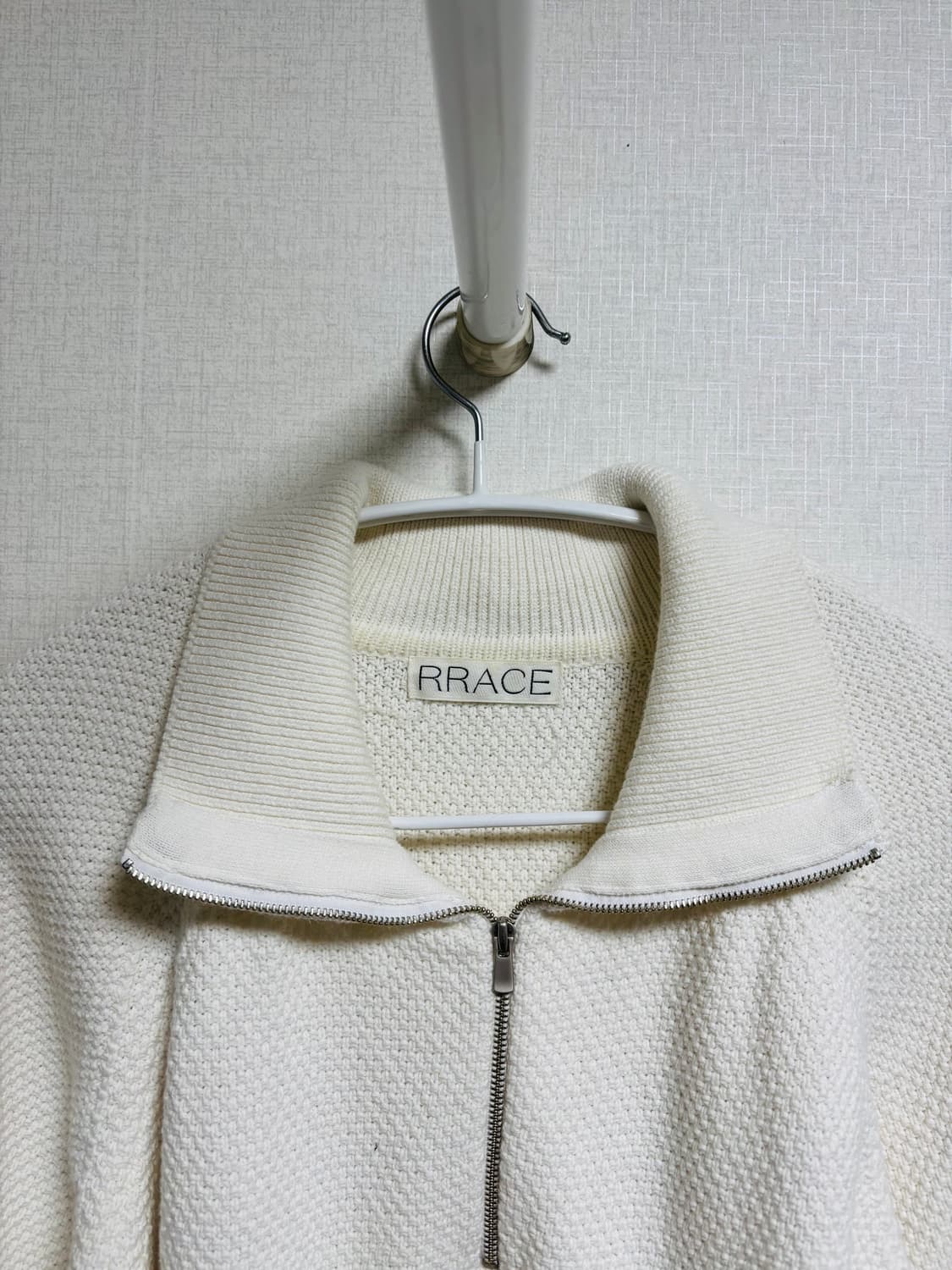레이스 RRACE 코튼 하프집업 니트 상품이미지3