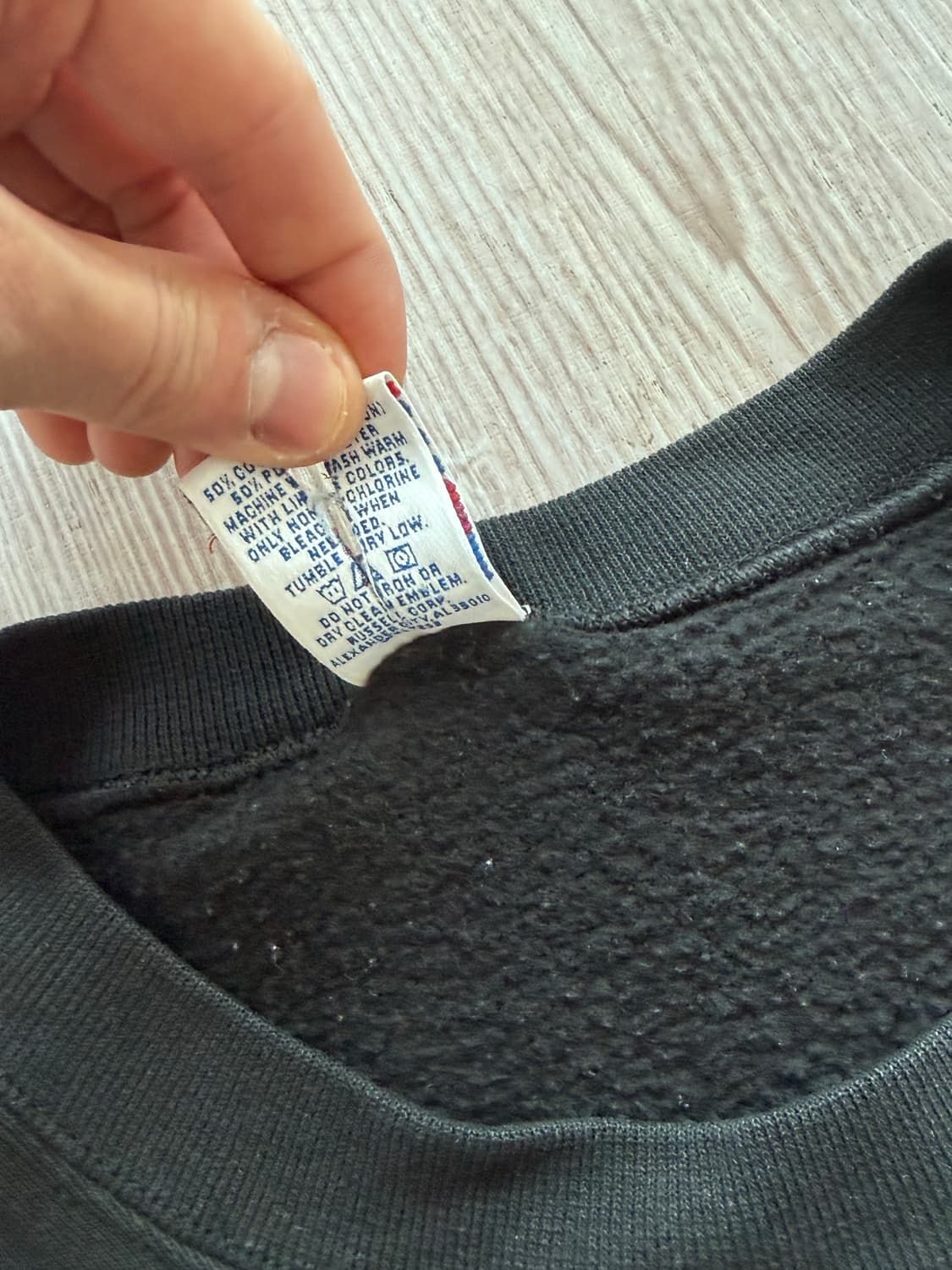 [xl] russell athletic sweat black 상품이미지4