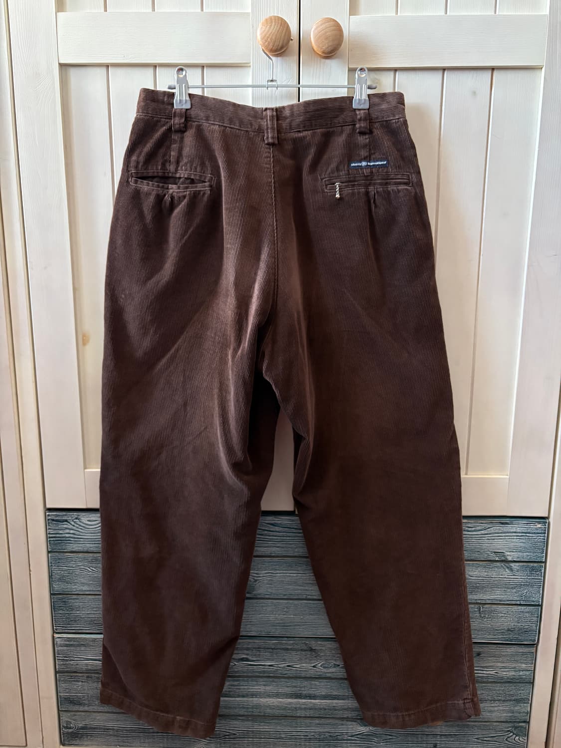 90s 미제 usa 스투시 코듀로이 팬츠 브라운 31 상품이미지4