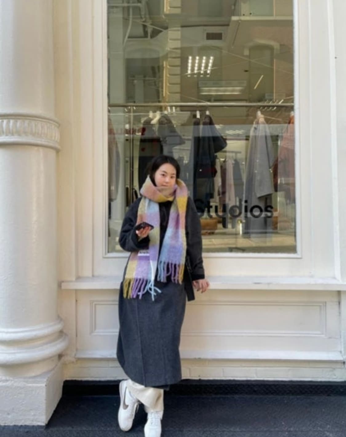 아크네 스튜디오 멀티컬러 모헤어울머플러 남여공용 상품이미지8