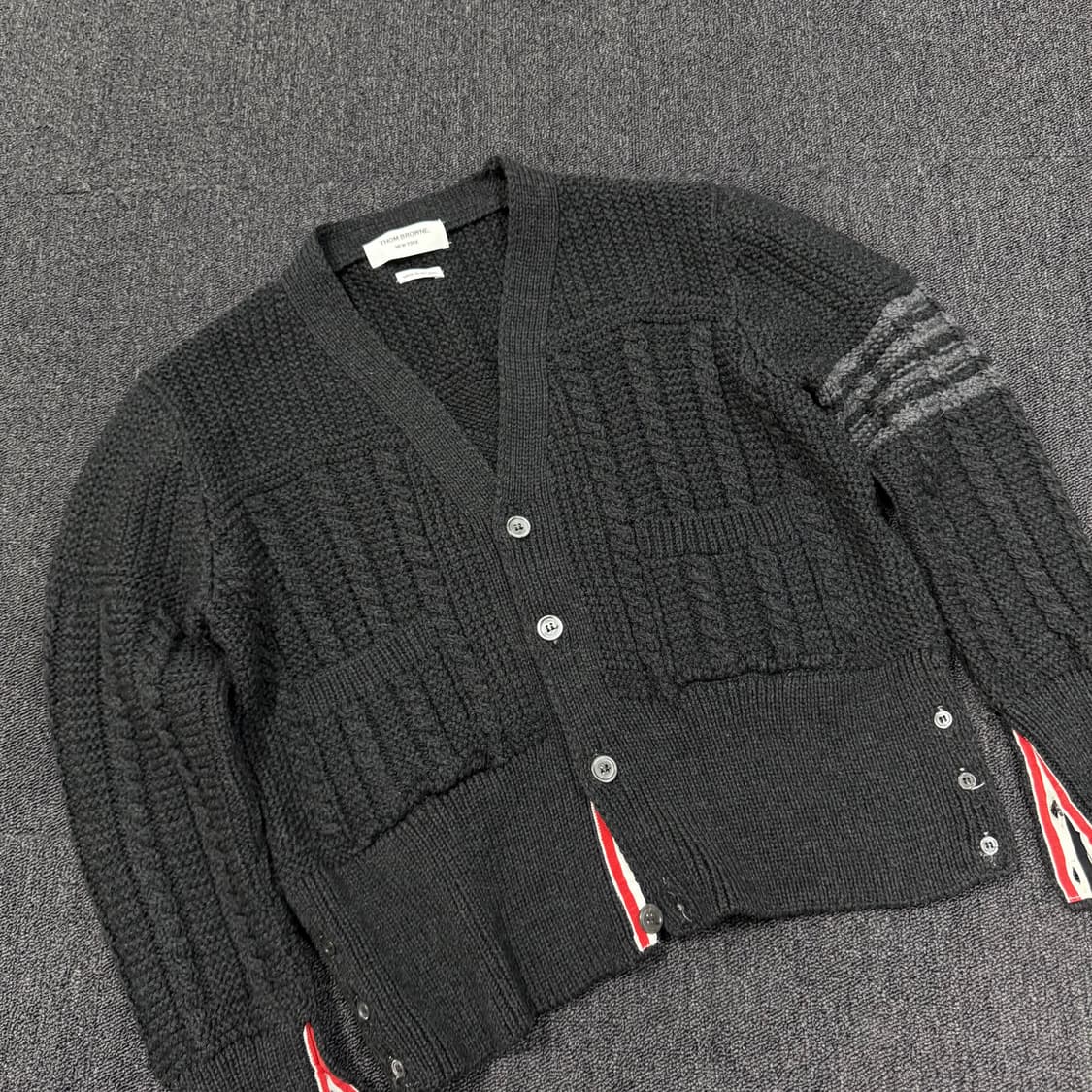 톰브라운 아란 케이블 니트 가디건 3사이즈  상품이미지2