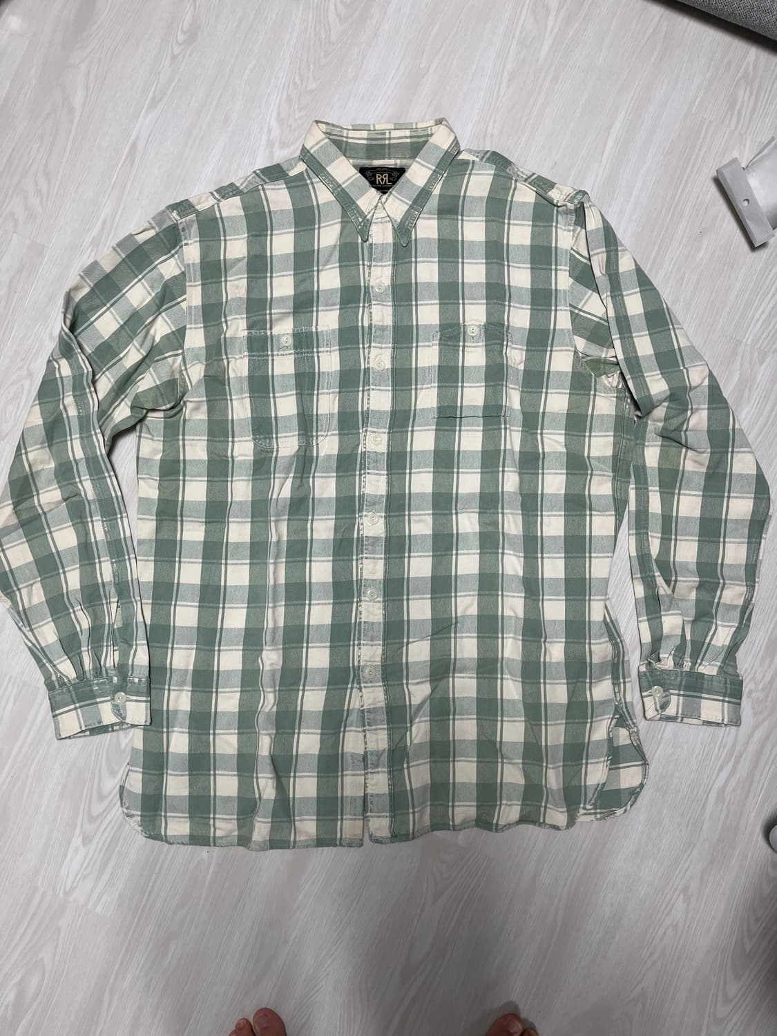 rrl 더블알엘 체크셔츠 L 상품이미지1