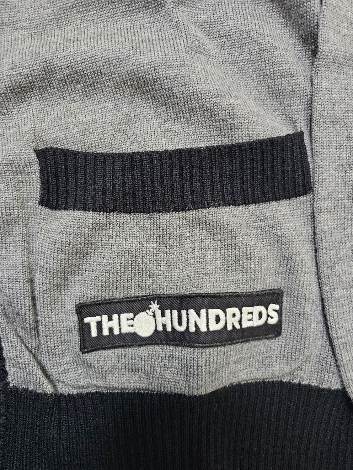 더 헌드레드 후드 가디건 회색 상품이미지2