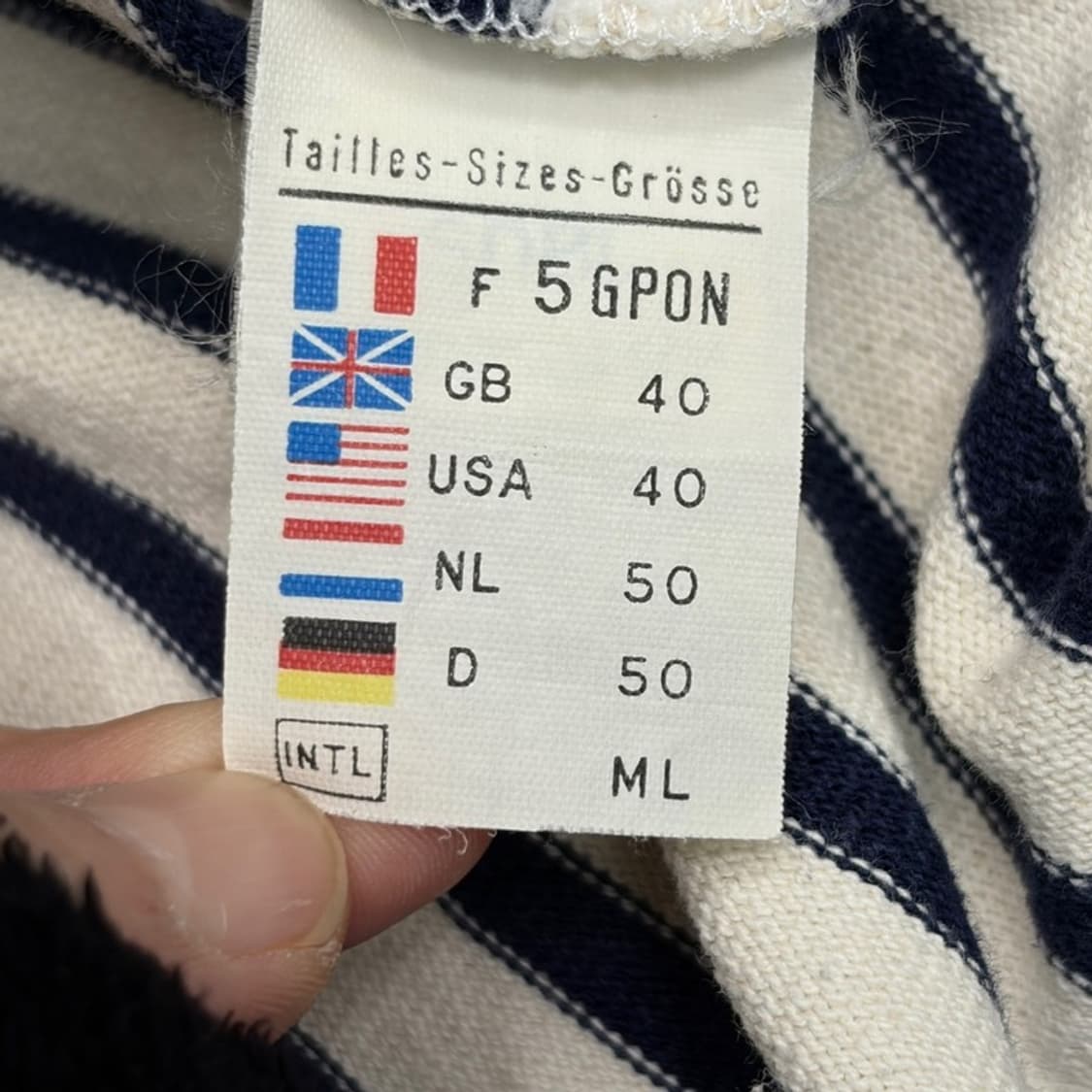 SAINT JAMES 길도 스트라이프 롱슬리브 L 상품이미지6