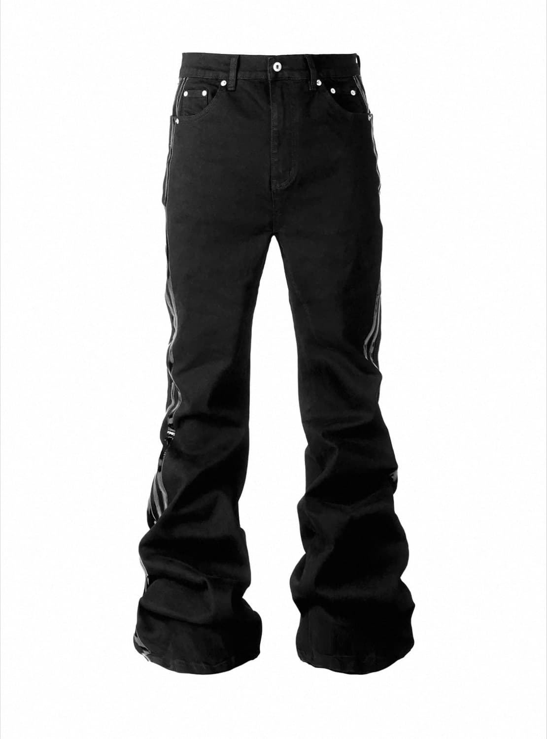 Black Venom Coated Bootcut Denim 상품이미지3