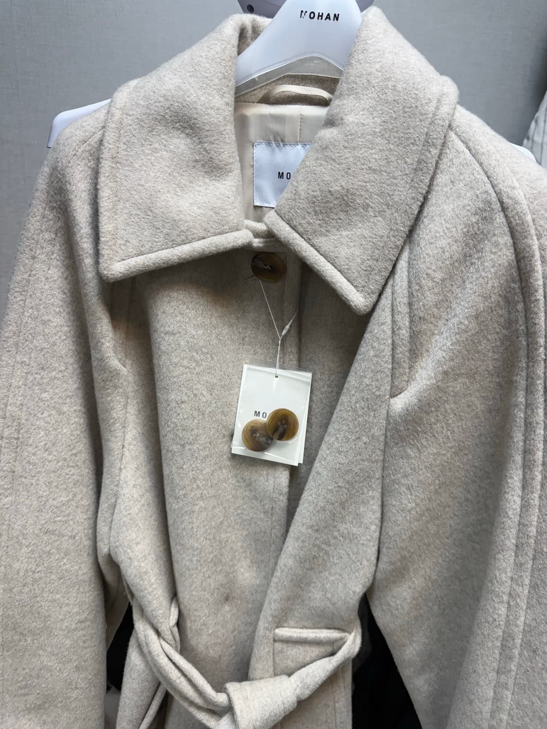 모한 울100% 코트 m 상품이미지2