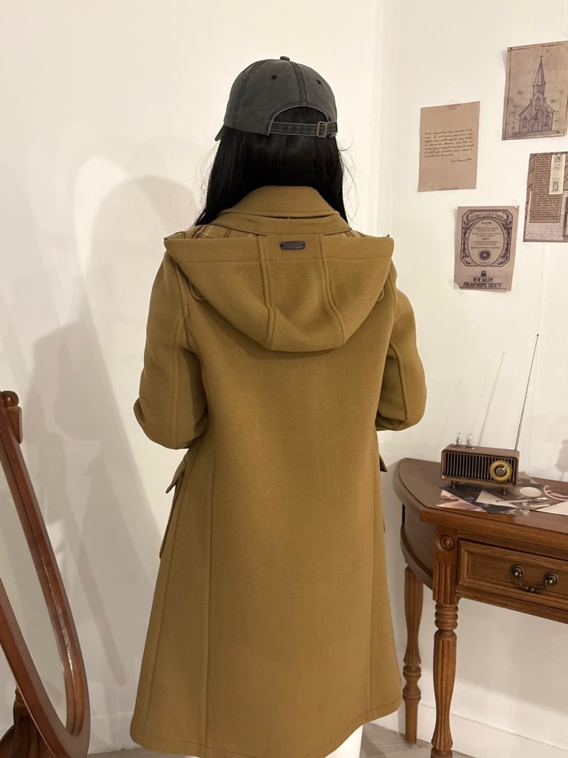 빈폴 캬라멜 여성 떡볶이 코트 상품이미지3