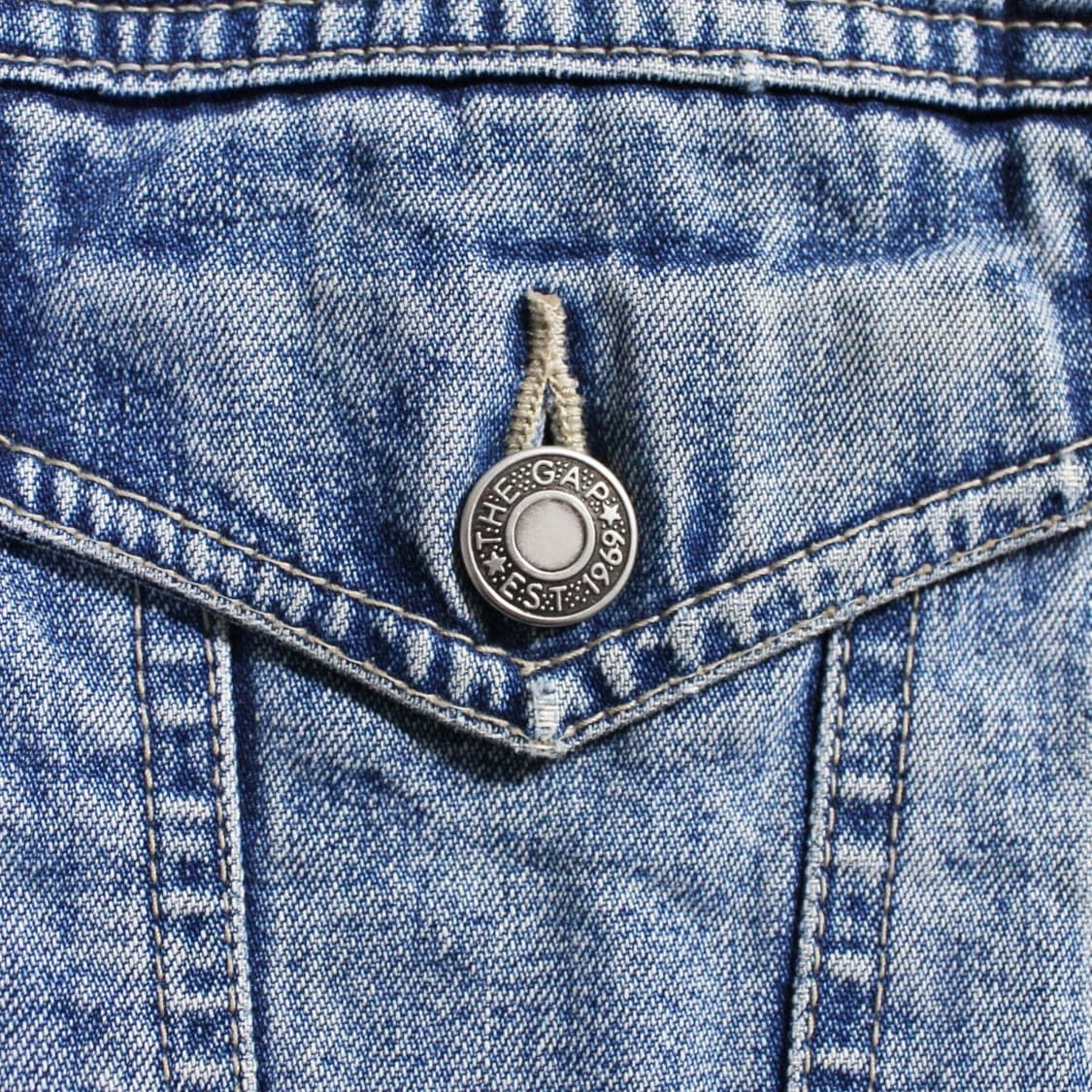 90‘s GAP 갭 코듀로이 카라 체크 트러커 자켓  상품이미지5