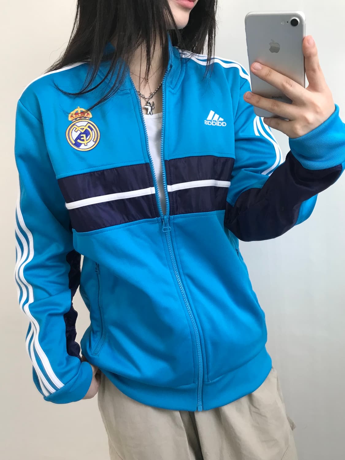 Adidas 아디다스 블루 레알마드리드FC 트랙탑 상품이미지2