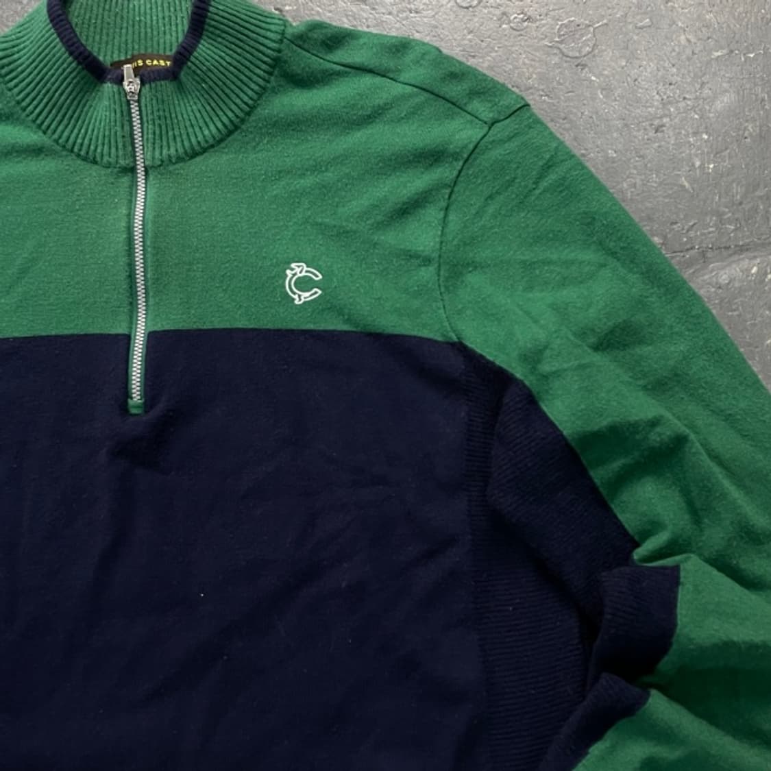 100 루이까스텔 반집업 니트 상품이미지2