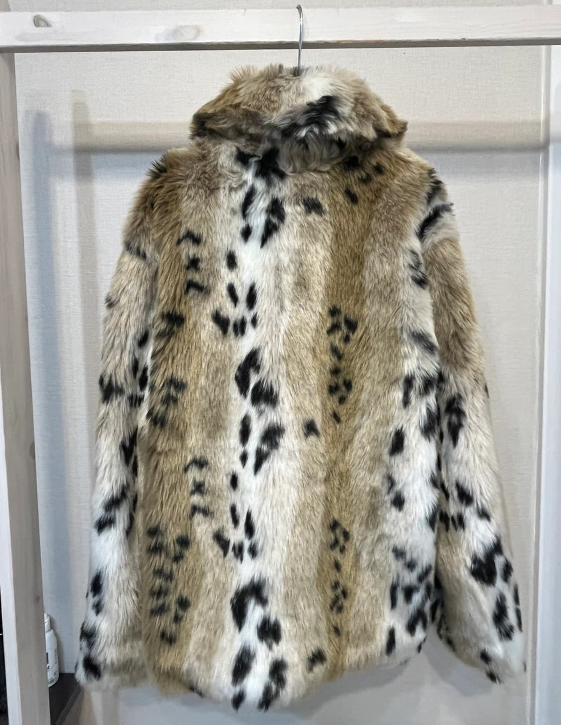 오네갸루 히메갸루 레오파드 호피 퍼자켓 상품이미지2