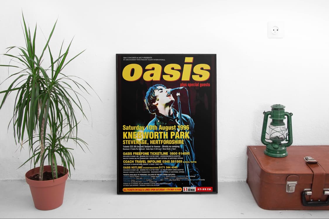 오아시스 oasis 포스터 인테리어 대형 액자 선물 50x70cm 상품이미지1