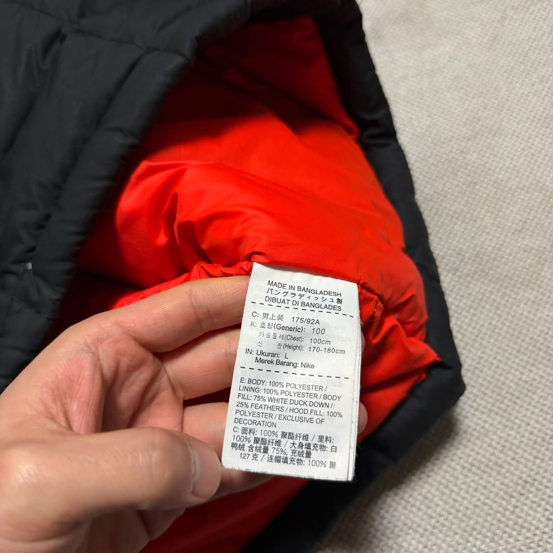 나이키 스우시 패딩조끼 상품이미지3