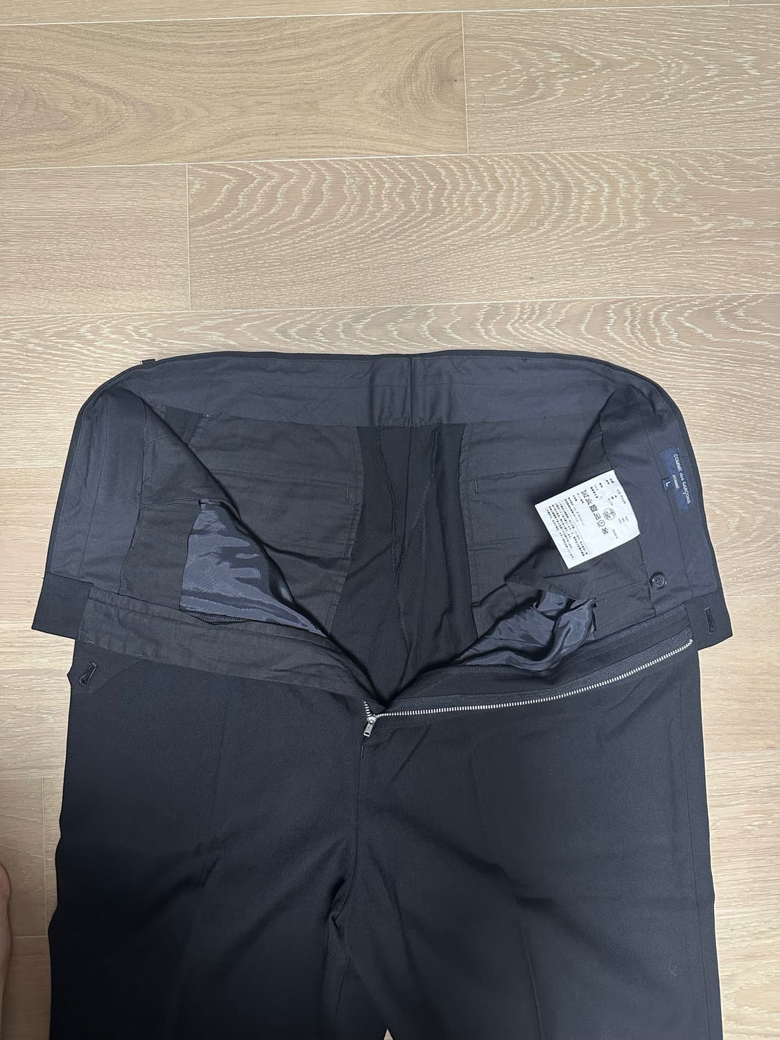 꼼데가르송 옴므 남성 바지 L사이즈 상품이미지4