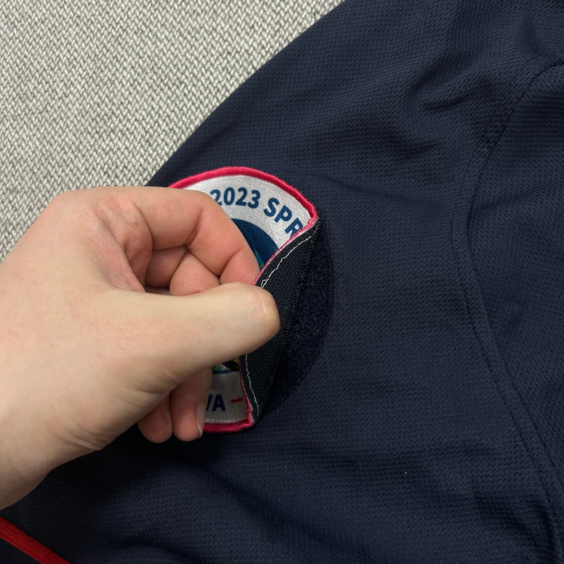 롯데자이언츠 민성우 어센틱 원정 프페 유니폼(110) 상품이미지3