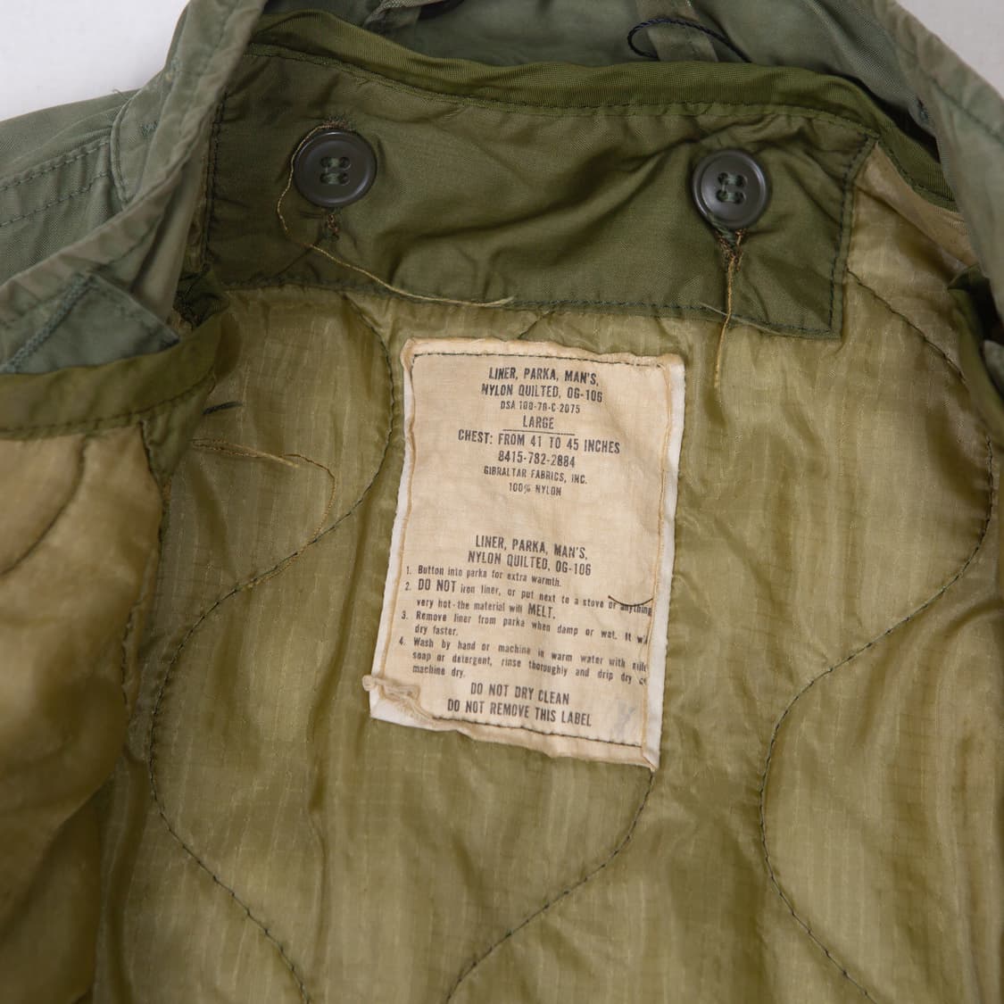 U.S.Army M65 피쉬테일 파카 오리지널 상품이미지9